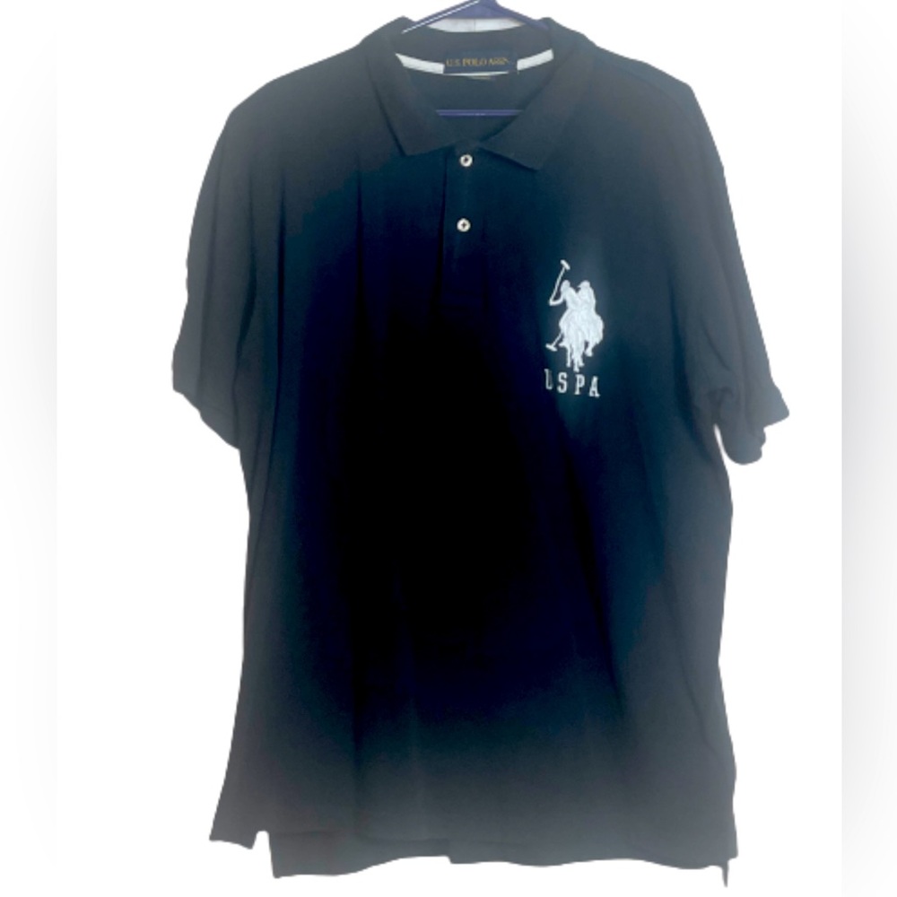 US Polo men’s XL, black with patch detail